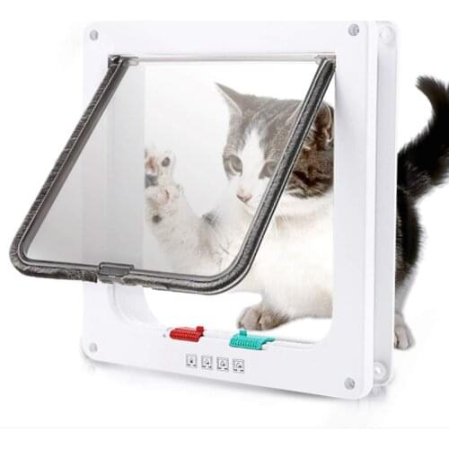 HGHO Pet Screen Door Inside Door Lockable Magnetic Flap Screen Automatic Lockable Black Door for Puppy Dog and Cat Door