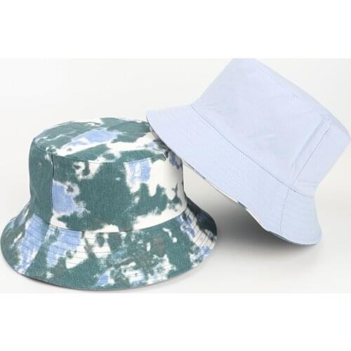 Hot Selling European American Color Double-sided Fisherman Bucket Hat Leisure Basin Cap Men Women Children Sun Protection Hats