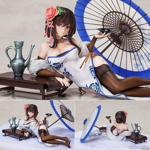 18cm Zhaojun Yuhuan Sexy Anime Figure Dai-Yu Action Figure Original Series Four Great Beauties in China Yuhuan Yang Figurine Toy