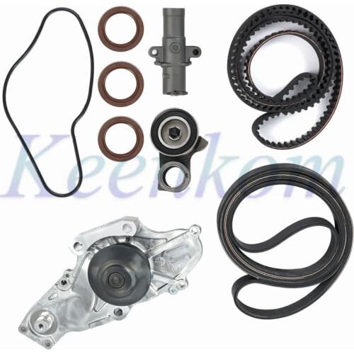 Timing Belt Kit with Water Pump & Tensioner Fit for HONDA Acura Accord Odyssey RL MDX TL V6 14520-RCA-A01 19200-RDV-J01