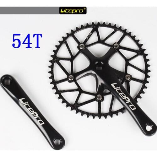 Litepro Super Light 130 BCD 46/48/50/52/54/56/58T Bicycle Hollow Chainwheel BMX Folding Bike Chainring Parts