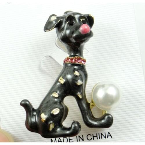 Hot Sale dog Brooches Men Women Suits Dress Hat Collar Brooch Pins Scarf Buckle Party Weddings Banquet Brooch Gifts W32