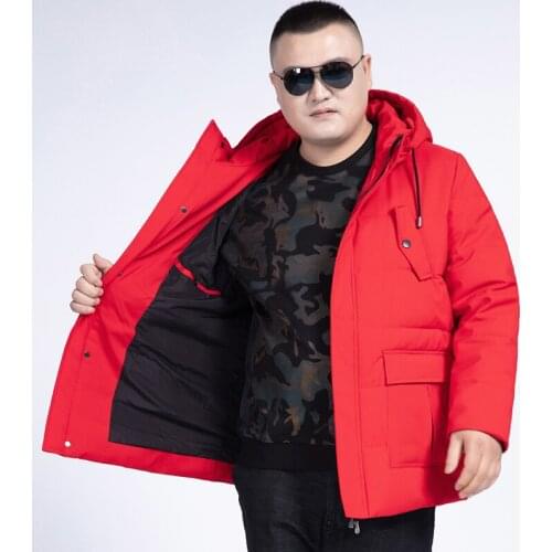 12XL 10XL 8XL 6XL Winter Men Parkas Winter Jacket Men Short Warm Thick Quality Zipper Hooded Parkas Coats Male Overcoat Parkas