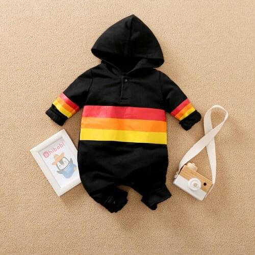 Newborn Baby Boy Clothing Organic Hooded Overalls Children Clothes New Born Romper Infant Jumpsuit Costume Onesie Hat Things