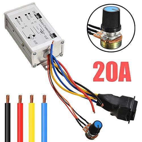 DC 9V 12V 24V 48V 60V 20A Reversible Motor Speed Controller Regulator Driver PWM