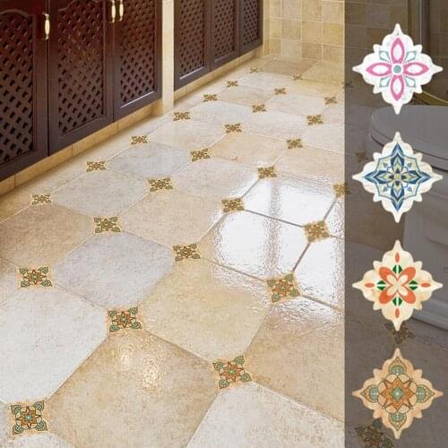 Kitchen Bathroom Self-adhesive PVC Waterproof Wall Floor Tile Diagonal Sticker fashion Accessories