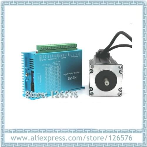Total Closed Loop stepper Motor 3N.m 2-phase NEMA23 57HBS30 + HBS57 Driver DC24-60V 5A with cable