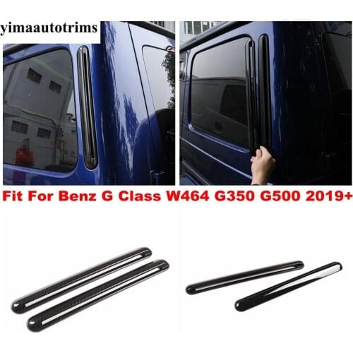 Rear Behind Window Spoiler Side Sequin Strip Cover Trim Exterior Refit Kit For Mercedes-Benz G Class W464 G350 G500 2019 - 2021