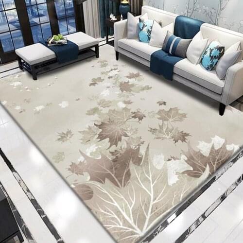 Three-dimensional printing new Chinese classical printing carpet washable carpet living room carpet living room bedroom floor ma
