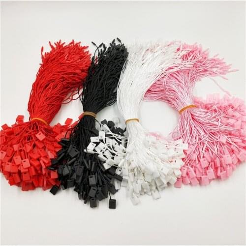 200Pcs About 19cm Wholesale Garment Accessories Tags Strings All Kinds Paper Cards String For Garment Price Hang Tags Cord