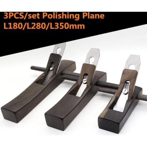 3PCS/set ebony polishing Planes Woodwork plane Hand plane Carpenter tool W188