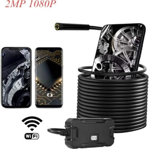 2MP 1080P 3x Zoom Wireless WIFI Endoscope 3.9MM/5.5MM/8MM/Dual Lens CMOS Borescope Inspection Microscope Camera