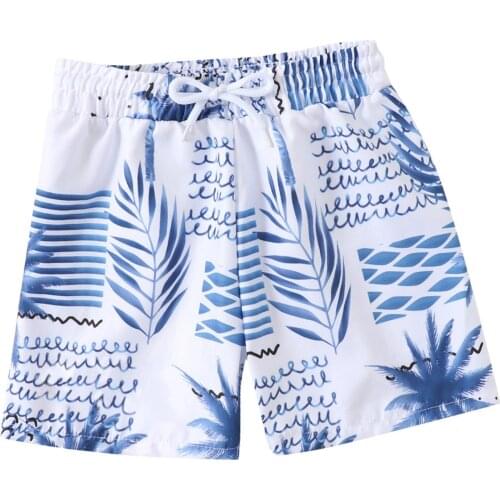 2021 Kids Boy Quick Dry Beach Board Shorts Kids Swim Trunk Swimming Swimsuit Beach Shorts Printed Surfing Beach Pants 8-14t