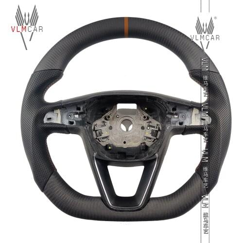 VLMCAR Private Custom Carbon Fiber Steering Wheel For Seat Leon Cupra Leon ST Cupra Ateca Cupra Ateca FR