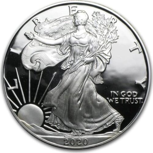 Challenge Coin 1 oz Fine Silver Collectibles America Coins New Year Gift Fine