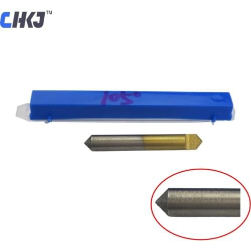 CHKJ Titanium Coated HSS Key Cutter For Milling Machine 105 Degree Cutting Machine Guide Pin Flat Knife Drill Bit Locksmith Tool