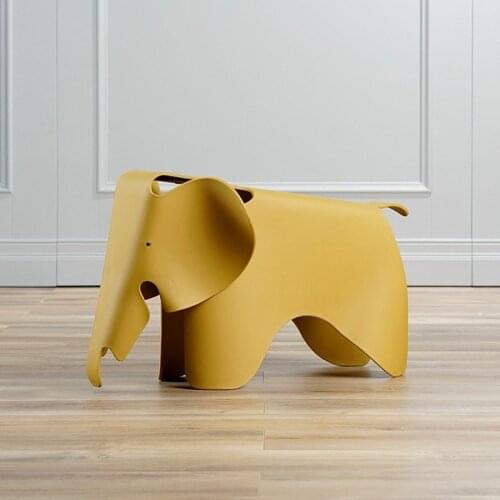 Creative child chair designer plastic elephant stool cartoon toy chair fashion kindergarten chair colorful cute stool