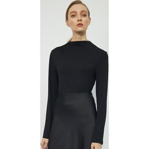 Женские однотонные футболки MKYN China At AliExpress