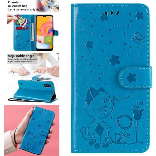 Mobile Phone Covers For telefon Samsung A11 Eurasian version Cell Gray Estojo Case hoesje A01 A21 US PU Leather Book Flip Shell