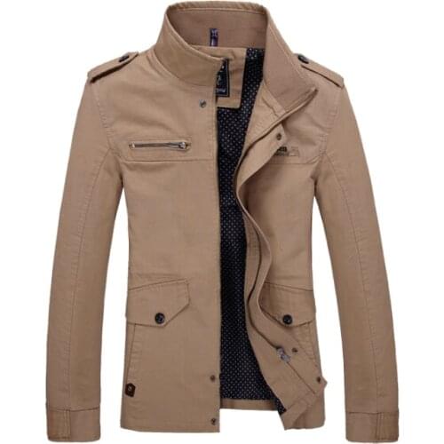 New high quality fashion casual Mens coat jacket Slim large size M-4XL