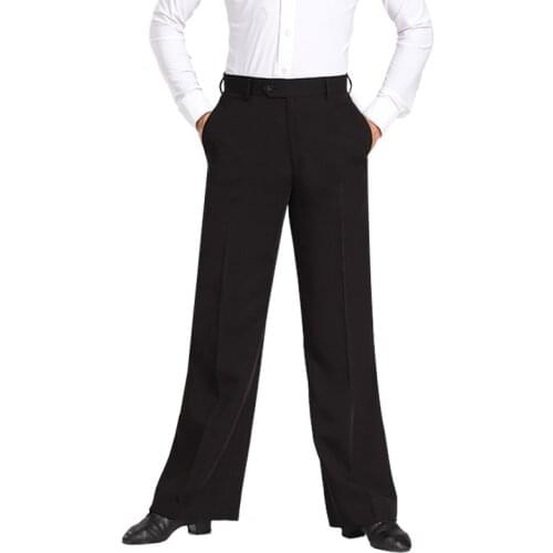 New man Latin Ballroom Dance Pants Men Latin Ballroom Competition Costumes Adults Samba Salsa Rumba Dance Trousers Pants DB193