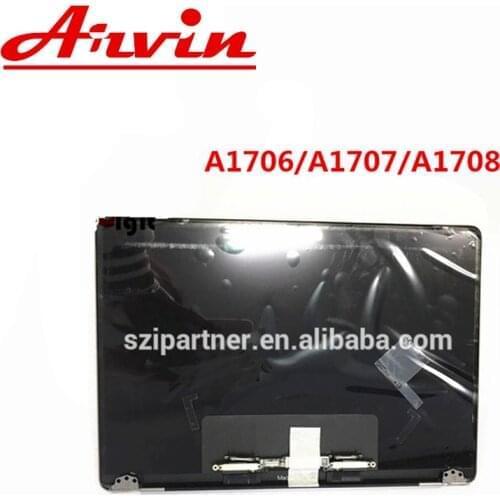 Brand New A1706 A1708 Grey Silver Color for Macbook Pro Retina 13" A1706 A1708 LCD Screen Complete Assembly Late 2016 Mid 2017