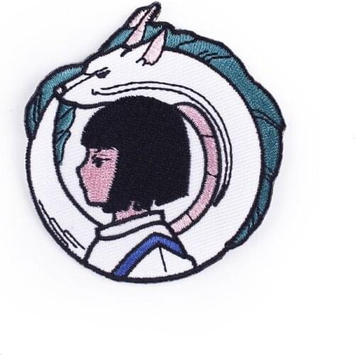 Japan Anime Patch Punk Rock Band Patches DIY Embroidered Patches For Clothing Movie Patch Hippie Clothes Applique Stripe