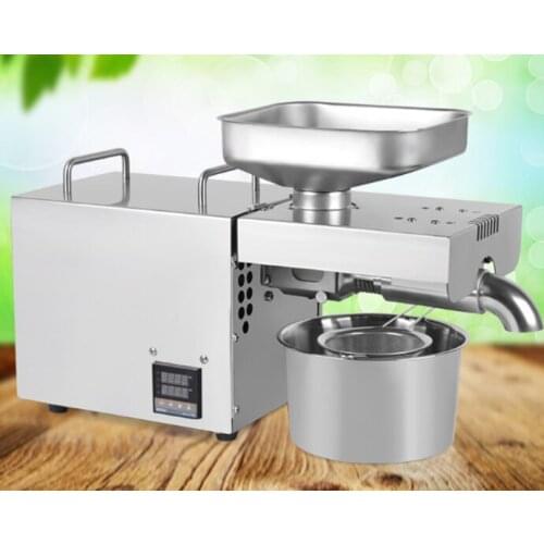 Temperature control oil extractor Commercial peanut sesame oil press Stainless steel Small Business Machinery Oil press machine
