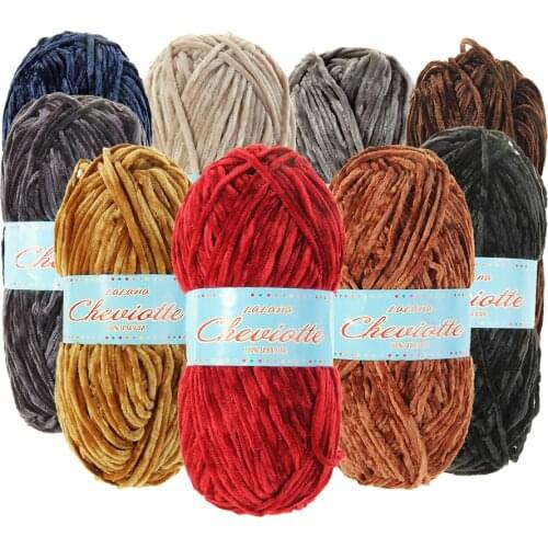 Chenille Yarn - 130Yards - Super Soft Knitting Yarn - Chunky Baby Wool- Sewing Crafts