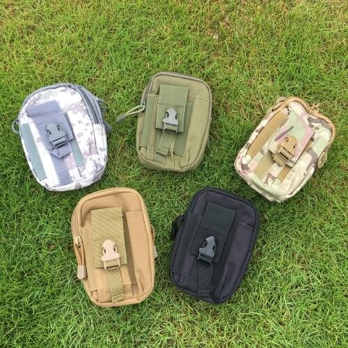 Tactical EDC Utility Gadget Waist Bag Military iPhone 7 Samsung Molle Pouch Belt Holster Outdoor Camping Climbing Bag