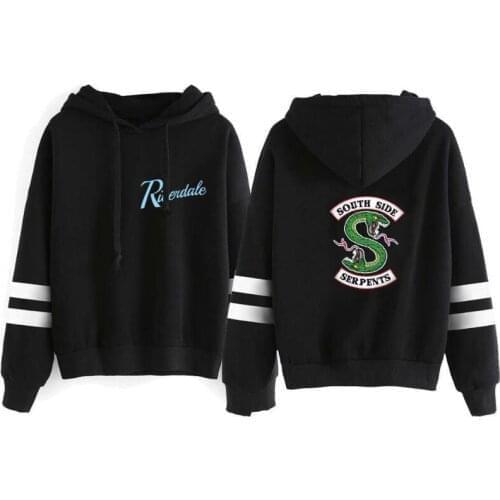 Riverdale Hoodie Men Women South Side Serpents Harajuku Riverdale Southside Boys Girls Oversize Sweatshirts Pullover Hoodies