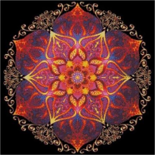 Mandala patterns Counted Cross Stitch 11CT 14CT DIY Chinese Cross Stitch Kits Embroidery Needlework Sets