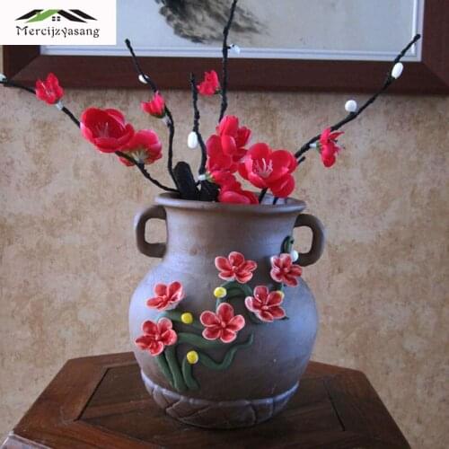 Flowers Vases Table Centerpiece Plant Vase Ceramic Art Tabletop Creative Flower Holder for Home Decoration Best Gifts G079