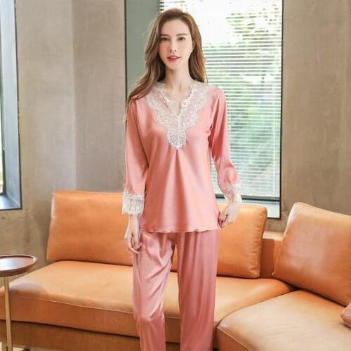 XIKUO Women's Silk Pajamas