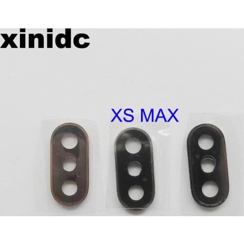 Xinidc 100pcs Original Sapphire Back Rear Camera Glass Lens Cover With Frame Holder For iPhone XS MAX Free DHL EMS