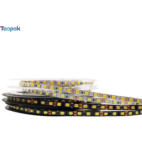 5mm Narrow LED Strip Light 2835 120leds/m flexible diode tape lamp White Or black PCB DC12V tiras led ribbon