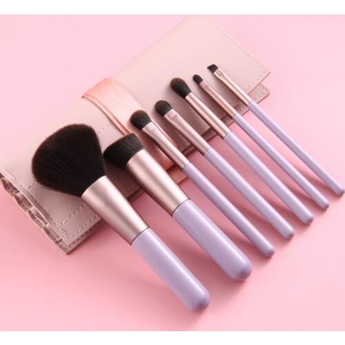 7 Pcs Makeup Brushes Tool Set Cosmetic Powder Eye Shadow Foundation Blush Blending Beauty Make Up Brush Maquiagem