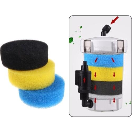 Aquarium Filter Sponge Three Color Soft Useful Seal Accessories Fish Tank Tackle HW-602/HW-602B/HW-603/603B