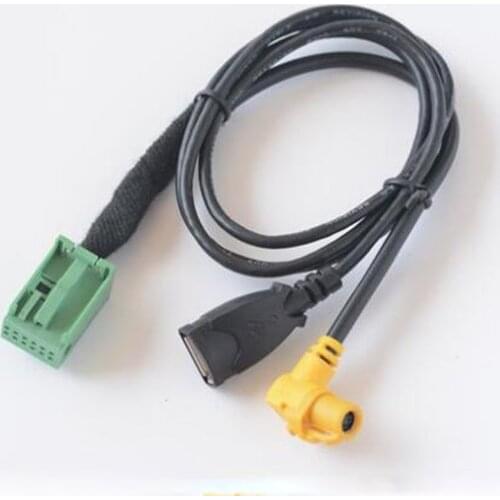 Car USB MMI 3G AMI Input Socket Adapter for Audi A6 A4 Q5 Q7