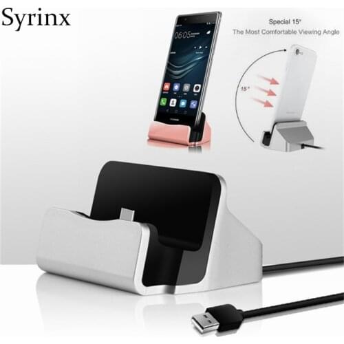 Base Dock Station For iPhone X XS MAX 8 USB Cable Sync Cradle Charger Base For Android Micro Type C For Samsung S9 Stand Holder