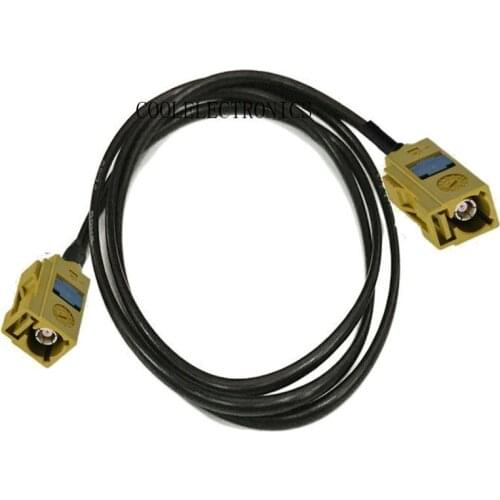 Fakra " K " SMB Female to Fakra K Female for GPS Radio Antenna Extension Pigtail Cable RG174 50ohm 50cm 1m 2m 3m 5m 10m