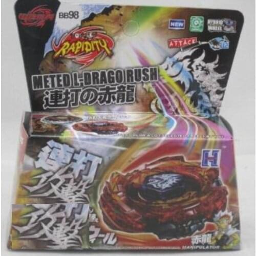 Bayblade Spinning Top Ultimate Meteo L-Drago Rush Red Dragon BB98 RED BLUE of Reshuffle Set