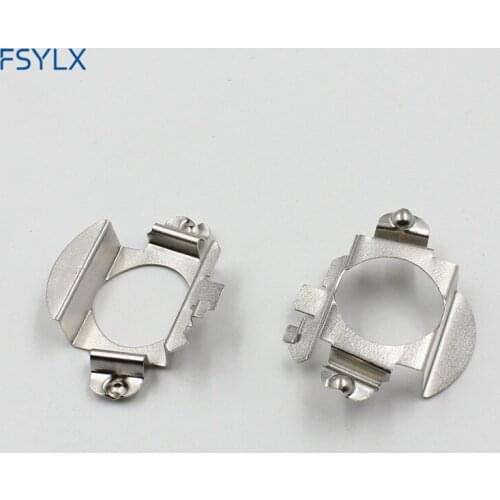 FSYLX H7 clip retainer adapter adaptor base for H7 LED headlight bulb holder Metal clip retainer for Chery For d Mercede s Ben z