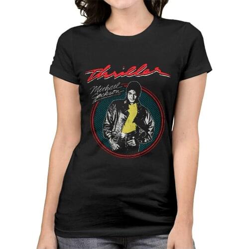 Michael Jackson Thriller T-Shirt, Vintage Printing Shirt, Womens Tee