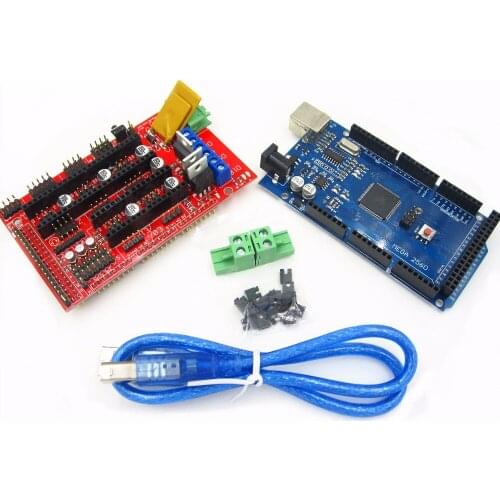 Mega 2560 R3 Mega2560 REV3 + 1pcs RAMPS 1.4 Controller for 3D Printer kit Reprap MendelPrusa