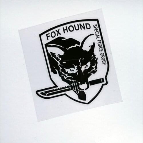 Metal Gear Solid Fox Hound car sticker Special Force Group decals car styling moto sports vinyl sticker for motorcycle bike