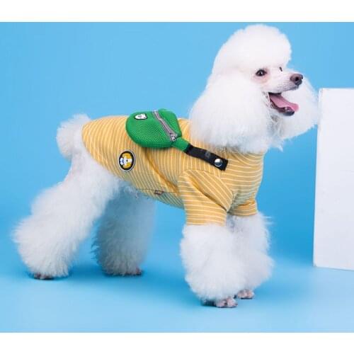 Dog clothes autumn and winter new style dog clothes stretch Seoul cotton puppy pet cat clothes