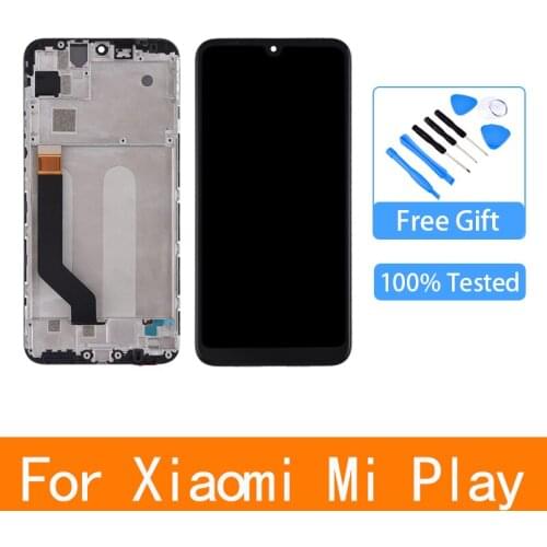 Original 5.84'' Display For Xiaomi Mi Play LCD Display Touch Screen Digitizer Assembly Xiaomi Play LCD Screen Replacement Parts