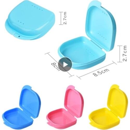 Orthodontic Braces Silicone Mouth Guard Braces Tooth Tray Storage Boxes Braces Instanted Teeth Alignment Trainer Teeth Retainer