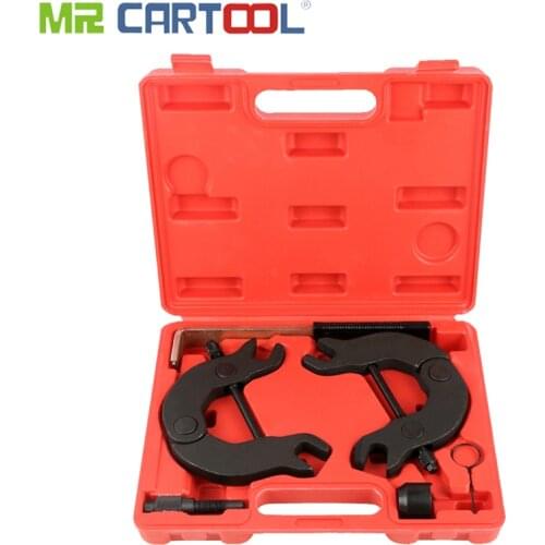 MR CARTOOL 6Pcs Engine Camshaft Alignment Cam Shaft Timing Belt Tool Set Kit For VW AUDI A4 A6 3.0 V6 Camshaft Locking Tool